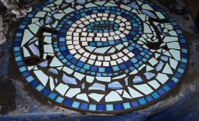 Pembroke Dock Community School welcome mosaic