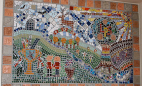 Lamphey School centenary mosaic